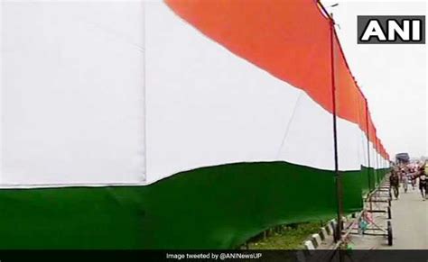 In Kolkata, Huge National Flag Unveiled On Independence Day Eve