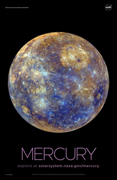 Mercury Poster - Version A | NASA Solar System Exploration