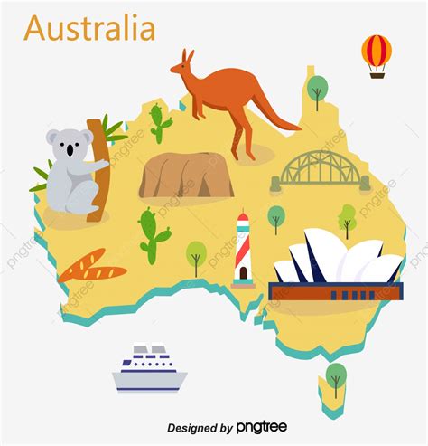 Australia Cartoon Australian Cartoon Tourism Transparent Background | Images and Photos finder