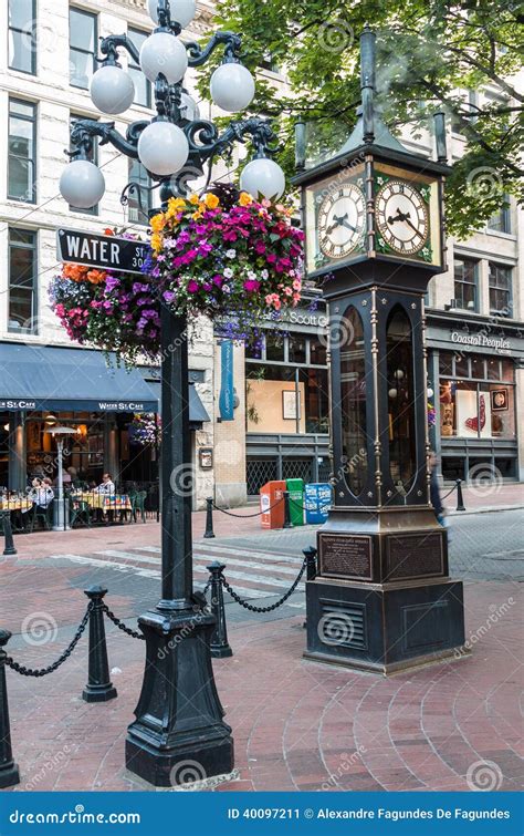 Steam Clock in Gastown Vancouver Editorial Photo - Image of famous ...