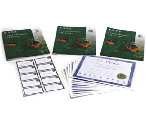 Counterbalance Forklift Training Kit Support Materials ...