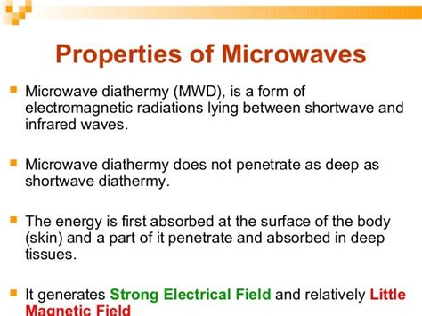 Microwave diathermy