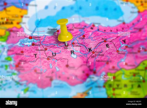 Ankara Turkey map Stock Photo - Alamy