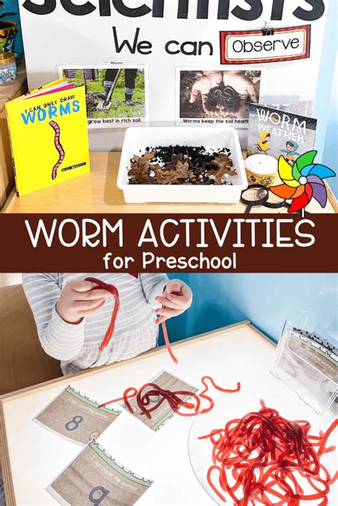 Worm Activities for Preschoolers - Play to Learn Preschool