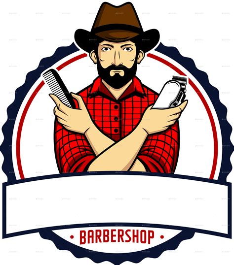 View full size 5 - Transparent Png Barbershop Logo Clipart and download ...