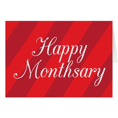 Happy Monthsary Card | Zazzle