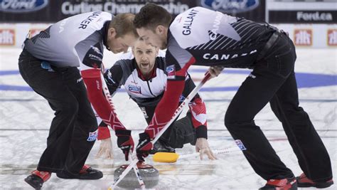 Still undefeated, Team Gushue into final at men's curling worlds - Team Canada - Official ...