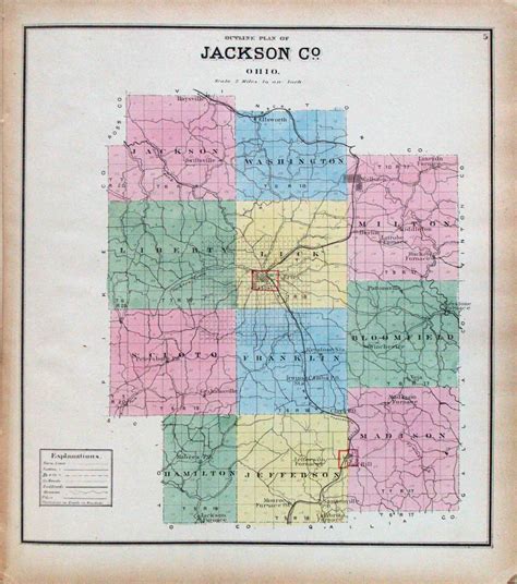 Atlas of Jackson County, Ohio from Actual Surveys - High Ridge Books, Inc.