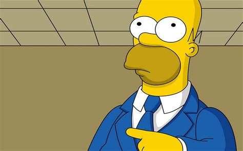 Homer Simpson Quotes, pointing finger HD wallpaper | Pxfuel