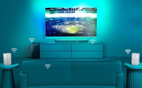 Philips TAB8907/10 Soundbar 3.1.2 Wireless Subwoofer, Dolby Atmos, Cinematic Sound, HDMI eARC ...