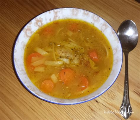 Spicy Chicken Noodle Soup Recipe - Hot Lollies