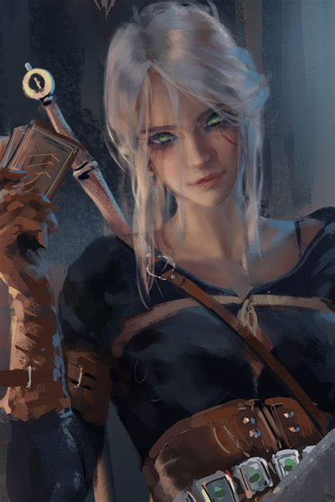 640x960 Ciri Witcher 3 Fanart iPhone 4, iPhone 4S HD 4k Wallpapers ...