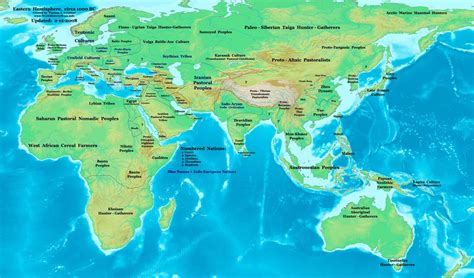 5000 Bc Map Of The World - Map