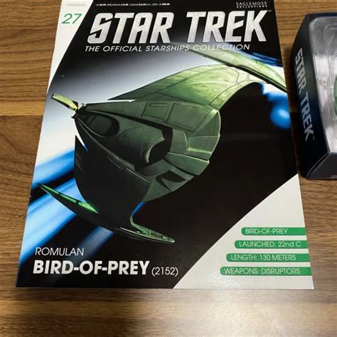 STAR TREK OFFICIAL Starships Magazine #27 ""Romulan Bird-of-Prey"" Eaglemoss EUR 19,40 - PicClick IT