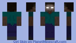 Dark Herobrine Minecraft Skin