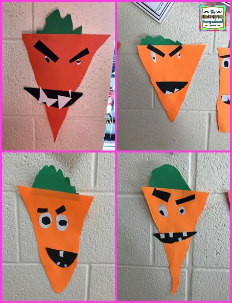 creepy carrots craft – The Kindergarten Smorgasboard