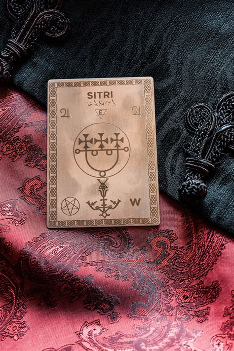 Powerful Sigil of Demon Sitri for Witchcraft and Rituals