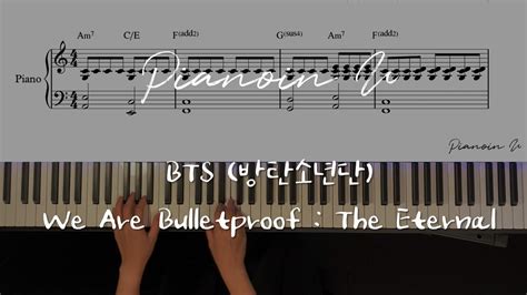 BTS (방탄소년단) 'We Are Bulletproof : The Eternal' / Piano Cover / Sheet - YouTube