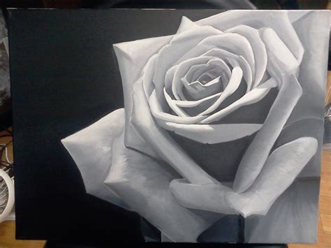 White Rose Oil Painting by Nigma32 on DeviantArt