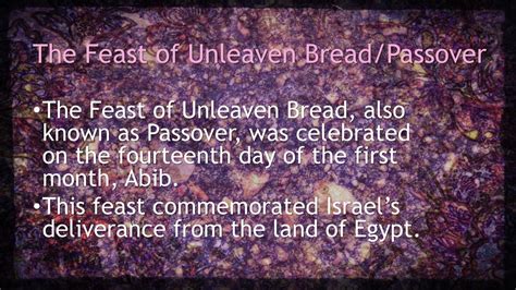 Old Testament Feasts. - ppt download