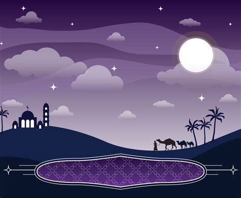 Isra Miraj The Night Journey Background