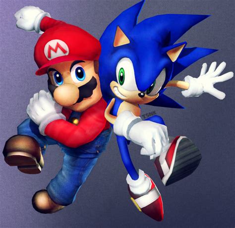 Mario Vs. Sonic - Super Smash Bros. Melee by Thesupernintendokid on ...