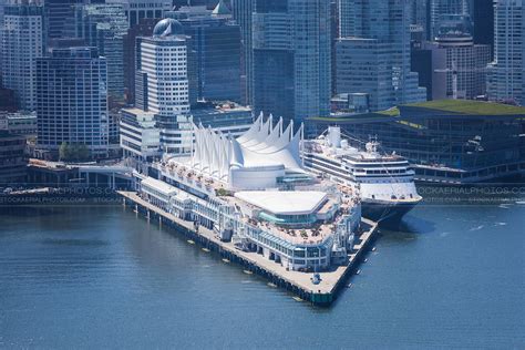 Aerial Photo | Canada Place Cruiseship Terminal