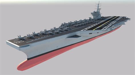 Aircraft Carrier 3D model PBR | CGTrader