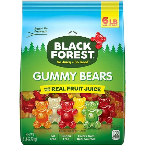 Black Forest Gummy Bears Candy, 6 Lb - Walmart.com - Walmart.com