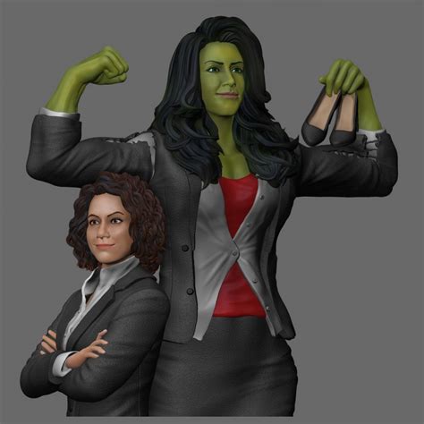 She-Hulk - STL 3D print files