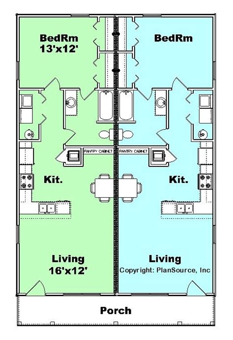 J0929-11d Ad Copy | Tiny house floor plans, Small house floor plans, Duplex plans