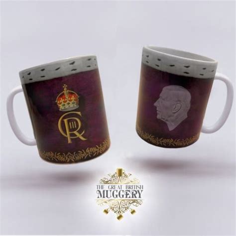 New King Charles III Cypher & Royal Mint coin 2022 Gift Coronation cape 11oz Mug | eBay