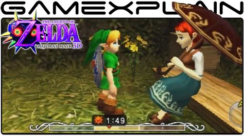 Zelda: Majora's Mask 3D Gameplay - Clocktown Tour & Anju Meeting (Direct Feed - 3DS) - YouTube