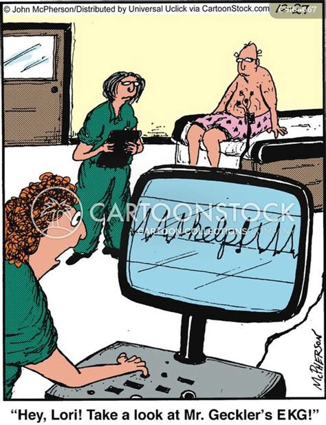 Electrocardiography Cartoons and Comics - funny pictures from CartoonStock