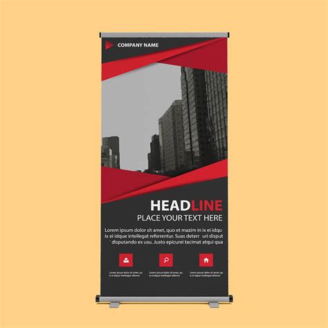 Free Retractable Banner Mockup