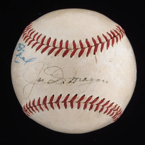 Vintage Signed Joe DiMaggio Baseball