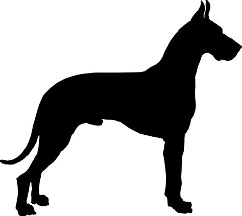 Boxer Silhouette Dog at GetDrawings | Free download