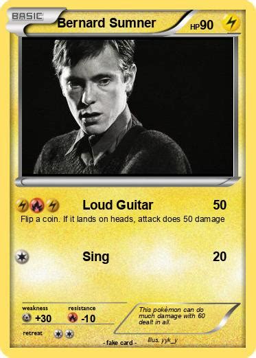 Pokémon Bernard Sumner - Loud Guitar - My Pokemon Card