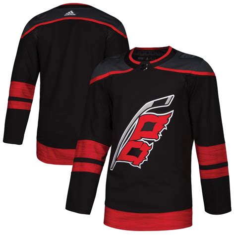 adidas Carolina Hurricanes Black Alternate Authentic Blank Jersey