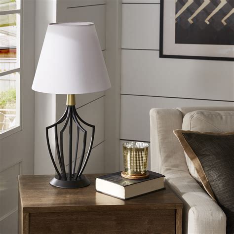 Matte Black Finish Modern 1-light Table Lamp by iNSPIRE Q Modern – iNSPIRE Q Home