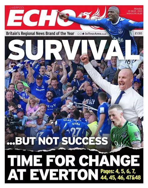 It is time for change at Everton and survival cannot hide the truth ...