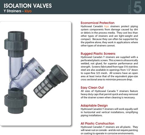 Hydroseal - Valves