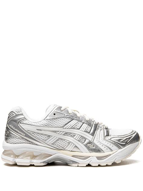 ASICS x JJJJound Gel-Kayano 14 "Silver/White" Sneakers | White | FARFETCH