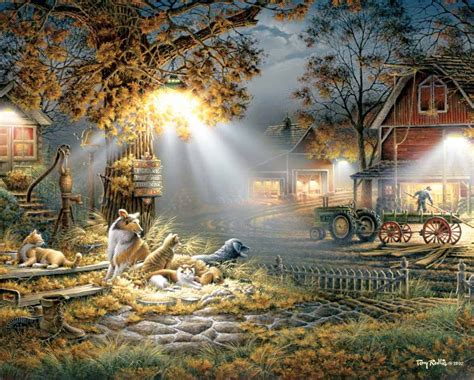 America's Favorite Jigsaw Puzzles | Terry redlin paintings, Terry redlin, Country art