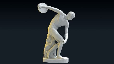 Statue discobolus 3D - TurboSquid 1667807