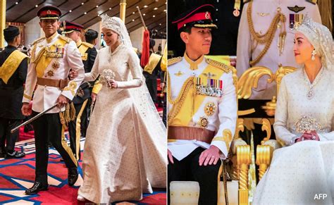 Brunei's Prince Abdul Mateen And His Bride Yang Mulia Anisha Rosnah's ...