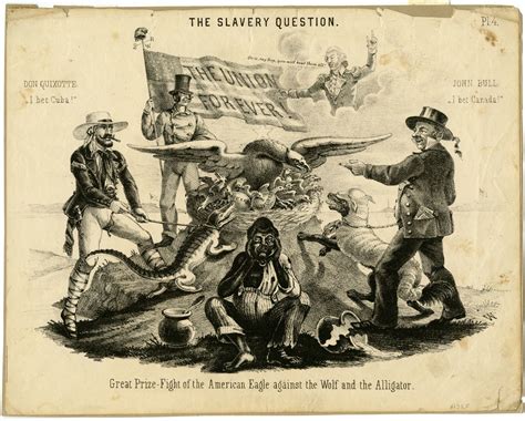 Manifest Destiny Political Cartoon 1800