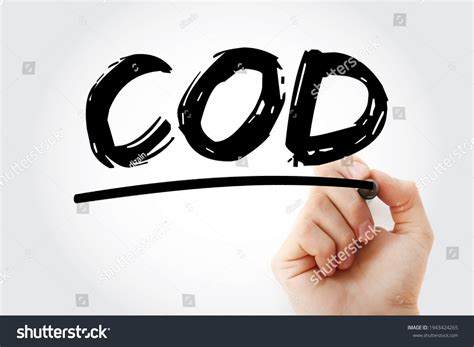 Cod Cash On Delivery Sale Goods Stock Photo 1943424265 | Shutterstock