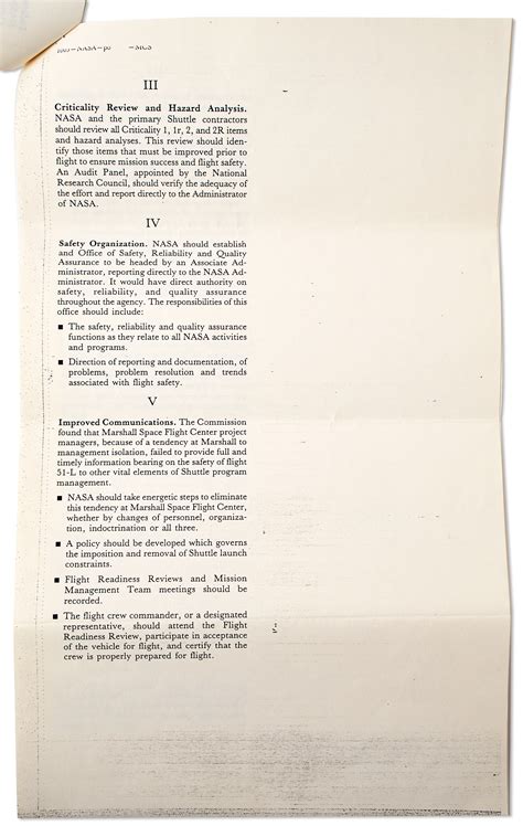 Lot Detail - Richard Feynman Signed ''Recommendations'' of the Rogers Commission Report ...