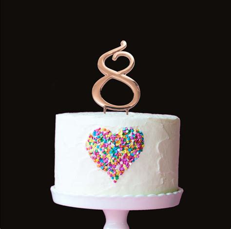 Number #8 Cake Topper – Sweet Creations